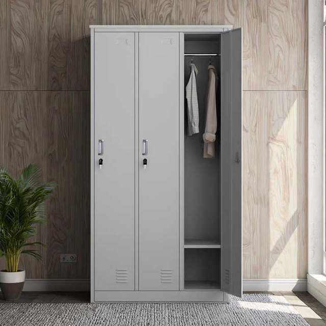 Premium Hoilt Duty Steel de 3 portas Armário de armazenamento de guarda