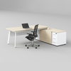 Mesa de escritório de luxo personalizada do fabricante profissional com gavetas para hotel e escola