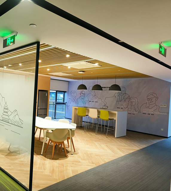 Camada única Premium Modern Workspace Divisor Sistema transparente de parede transparente Partição de gabinete de gabinete