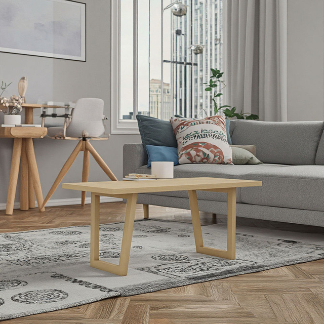 Sala de estar moderna simples mesa de chá moderna mesa de café, mesa de chá de madeira para pequenos apartamentos para uso em casa
