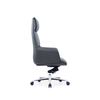 Suporte lombar ajustável e cadeira de couro personalizada de design ergonômico no escritório para estações de trabalho executivas