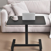 Lapto de levantamento de laptop exagerado na cama pneumática pequena mesa lateral para pequeno espaço para cima e para baixo mesa