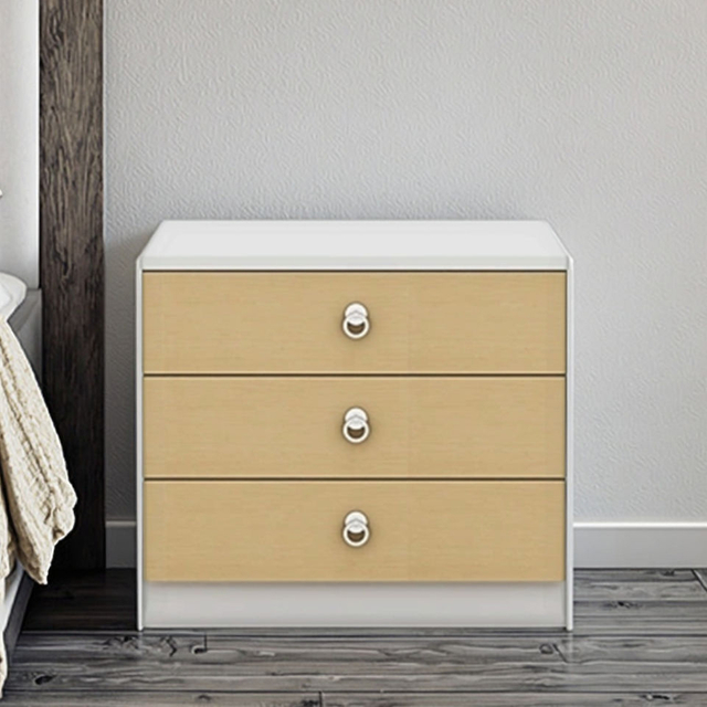 Minimalista Bedroom Mesa de cabeceira moderna elegante para pequenos espaços