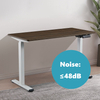 A altura elétrica ajustável na mesa de pé para cima e para baixo ergonômico sentar para suportar a estação de trabalho para escritório e uso doméstico