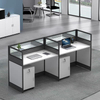 Funcionários Design de mesa de trabalho Design ergonômico para conforto e produtividade
