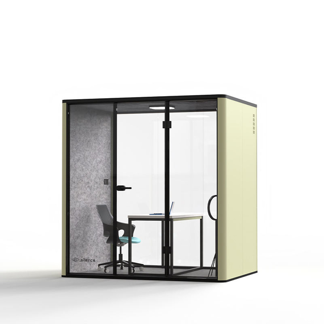 Som ergonômico Office Isolle Office POD Centric Design Booth à prova de som para estudo estendido