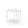 Mesa de chá de design contemporâneo mesa de café minimalista chinesa para uso em escritório e uso doméstico em shopping centers e áreas de lazer