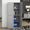 Estrutura resistente 0,5 mm 0,35 mm de armário de aço de aço de aço de aço de aço de aço de arquivo de arquivo para organização de escritório em casa