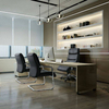 CEO personalizado CEO Design italiano Cadeira de escritório executivo de couro para espaços de trabalho de luxo