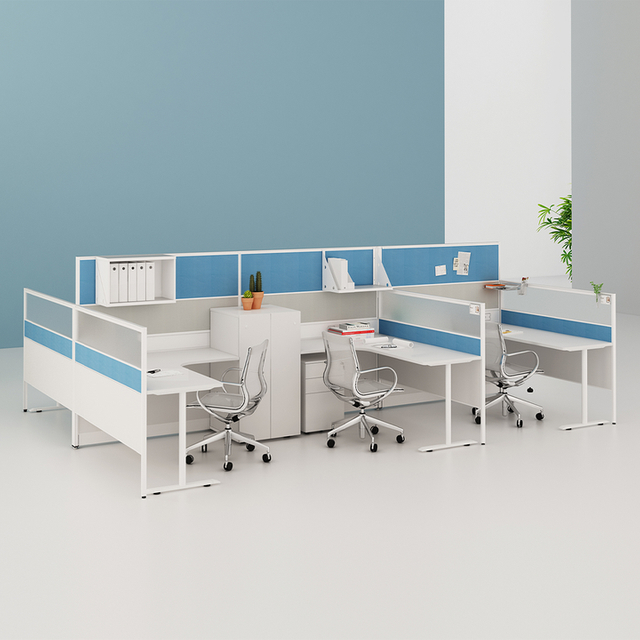 Tamanho de venda inteira personalizada Modern Wooden Home Office Staff Desk com gaveta