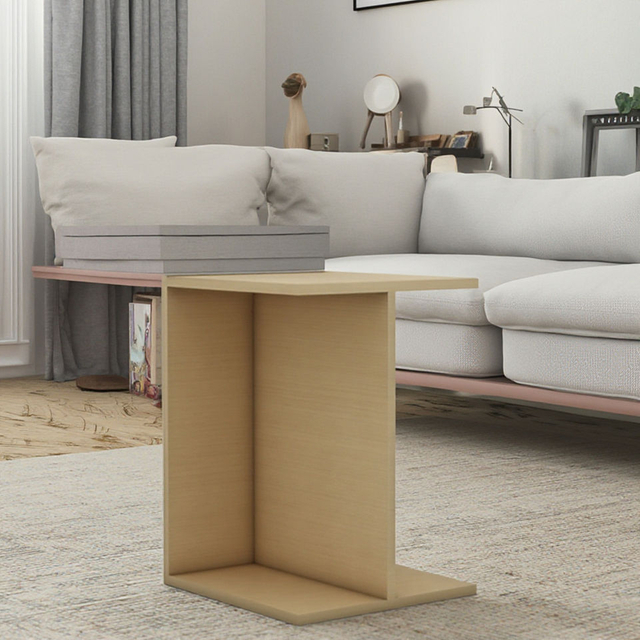 Mesa de café de madeira minimalista personalizada para pequenas salas de estar e moradores modernos de apartamentos
