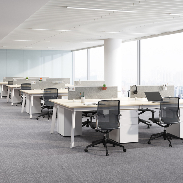 Cores personalizadas Design contemporâneo Tabela de móveis de escritório comercial moderno