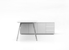 Móbios em forma de L Design de mesa -chefe Modern CEO Gerente de mesa executiva de madeira de madeira para escritório para o office Hotel School