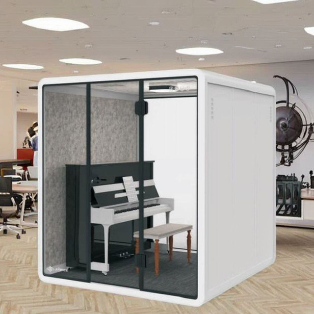 Cabine de isolamento de som profissional personalizado para o instrumento de instrumentos da escola de música, Treinamento Vocal Treinamento Acoustic Pod Studio