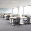 Direto do fabricante Móveis de escritório Cubículo 2 4 6 8 Mesa de estação de trabalho modular de funcionários