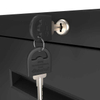 Gabinete de arquivo de metal moderno e elegante Armário de arquivo minimalista de escritório em casa para sala de estudo Hotel Hotel Workspace