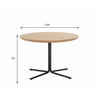 Recepção Sala de escritório Circular forma elegante gerente de escritório Design de mesa de escritório