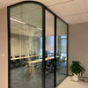 Premium Acoustic Double Glazed Glass Partition Designs Divisor de escritório para redução de ruído