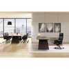 Modern Soft Soft High Density Sponge Seat Leather Giration Cadeiras Executivas para o local de trabalho da área de recepção