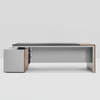 Móveis de escritório modulares L Shape Design Forte Mobilier Home Luxury Executive Desk
