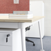 NOVO Design Tabela de escritórios de madeira ecológica para a mesa do gerente de luxo versátil com armário de armazenamento para venda