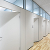 Modern Steel Office Partition Wall Panel System com divisor de sala à prova de som e painel de separador de espaço modular