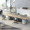 Direto do fabricante Móveis de escritório Cubículo 2 4 6 8 Mesa de estação de trabalho modular de funcionários
