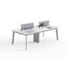 Direto do fabricante Móveis de escritório Cubículo 2 4 6 8 Mesa de estação de trabalho modular de funcionários