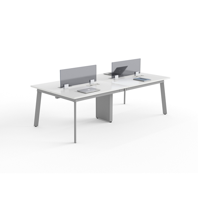 Direto do fabricante Móveis de escritório Cubículo 2 4 6 8 Mesa de estação de trabalho modular de funcionários