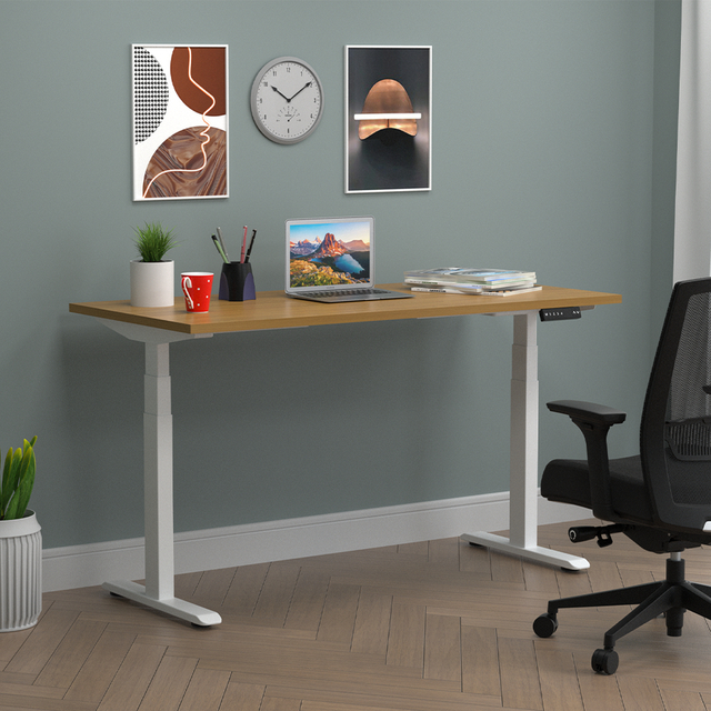 Ergonomic Up and Down Desk de altura ajustável estação de trabalho para o escritório em casa, design personalizado perfeito