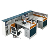Direto de Factory Wooden Painel Furniture Computer Desk One Senter Staff, mesa de escritório