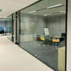 Premium Acoustic Double Glazed Glass Partition Designs Divisor de escritório para redução de ruído