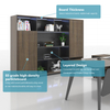 Móveis modulares personalizados Material de partículas de partícula de grau E0 personalizado Gabinete de arquivamento de madeira para escritório