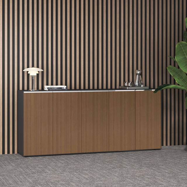 Serviço de design de móveis OEM Wood E0 Grade de alta densidade Placa de partícula baixa Arquivo Arquivo Móveis de escritório Luxo