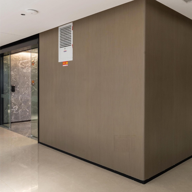 Materiais padrão de fábrica italiana Estética Painel de parede isolada de aço metal