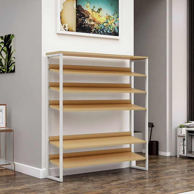 Racks de sapatos de economia de espaço para apartamentos em casa Tamanho personalizado Serviço de OEM de armazenamento de entrada moderna