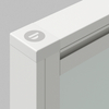 Blicato frontal de escritório ergonômico de estilo simples para funcionários minimalistas