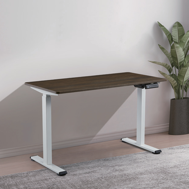 Mesa de pé ajustável em altura elétrica Sente -se de pé no escritório com gerente de escritório em casa para cima e para baixo mesa