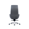 Suporte lombar ajustável e cadeira de couro personalizada de design ergonômico no escritório para estações de trabalho executivas