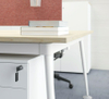 Móveis de escritório personalizados design moderno design de madeira em forma de LA MAIS DIRETOR Gerente CEO Boss Mesa