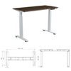 A altura elétrica ajustável na mesa de pé para cima e para baixo ergonômico sentar para suportar a estação de trabalho para escritório e uso doméstico