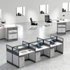 Funcionários Design de mesa de trabalho Design ergonômico para conforto e produtividade