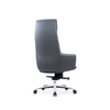Suporte lombar ajustável e cadeira de couro personalizada de design ergonômico no escritório para estações de trabalho executivas