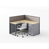 Direto de Factory Wooden Painel Furniture Computer Desk One Senter Staff, mesa de escritório