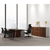E0 Grade de alta densidade de partículas modernas escritórios práticos Wood Sala de armazenamento Arquivo de arquivo com 4 portas de dobradiça 3 gavetas