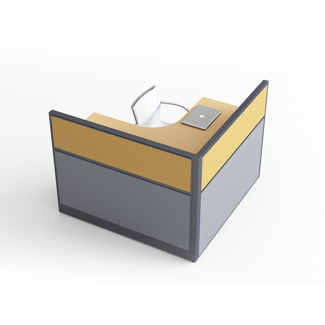 Negócios elegantes de alta qualidade, mesa de escritório para funcionários, estilo minimalista moderno com gaveta