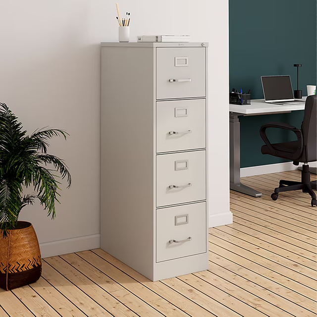 Custom Color 4 gaveta Gabinete de arquivamento branco armazenamento de escritório seguro para negócios da biblioteca escolar