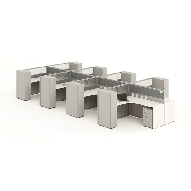 Móveis profissionais da estação de trabalho minimalista para funcionários estação de trabalho durável