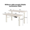 Desk para cima e para baixo mesa de 4 motores de altura elétrica, mesa de 3 motores, tabela ajustável