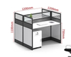 Funcionários profissionais minimalistas, mesa de escritório anti-fadiga ergonômica para o tapete em pé de equipe incluiu uma mesa de trabalho